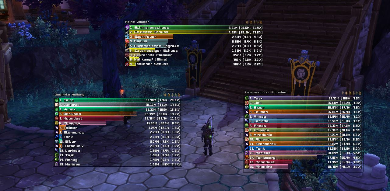 Details Damage Meter для WoW 7.3.5